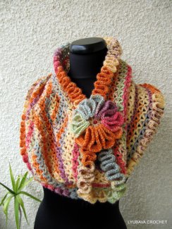 lyubava crochet scarf pattern
