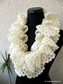 Marvellous Ruffle Lace Scarf