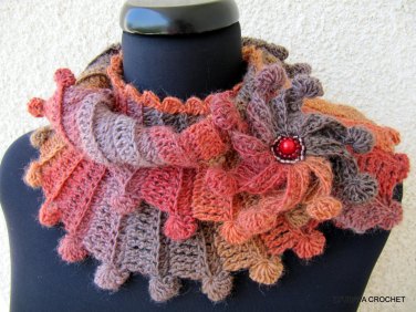 Crochet Pattern Scarf "Fantasy"