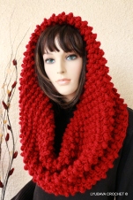 crochet cowl scarf chunky crochet pattern